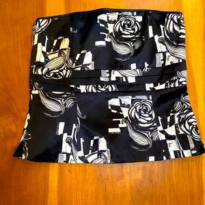 NWOT White House Black Market Satin Bustier 10